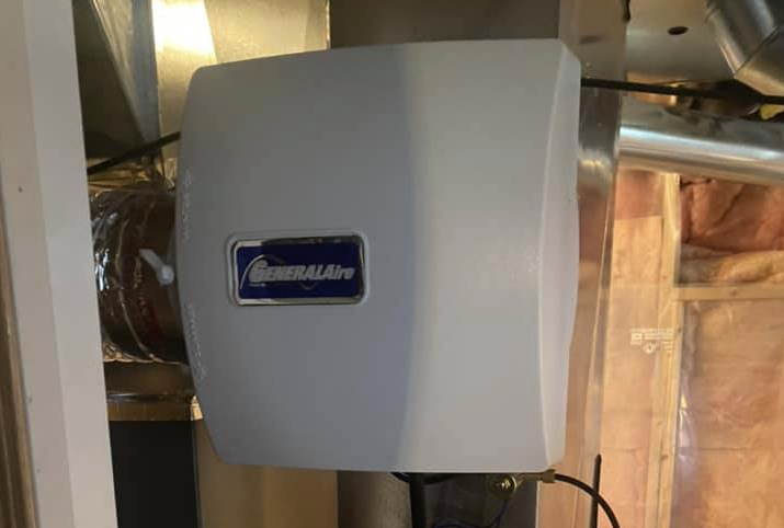 Air quality solutions installation in Calgary home